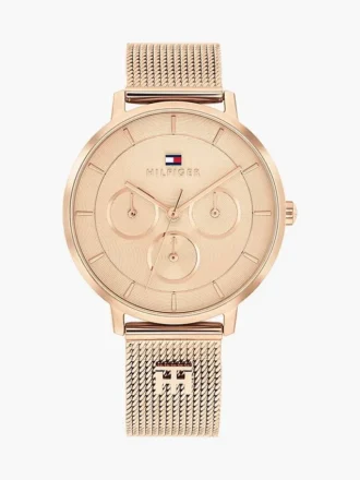 36-mm-Mesh-Uhr mit Monogramm-Akzent