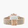 36-mm-Mesh-Uhr mit Monogramm-Akzent 36-mm-Mesh-Uhr mit Monogramm-Akzent