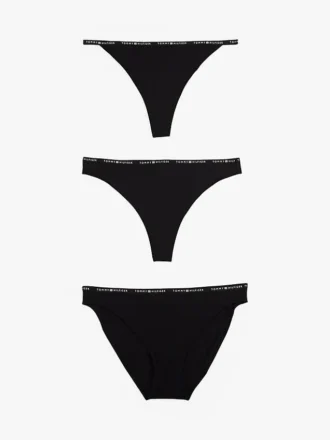 3er-Pack mit verschiedenen Tangas und Slips