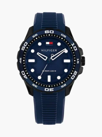 42-mm-Sportuhr mit Silikonarmband