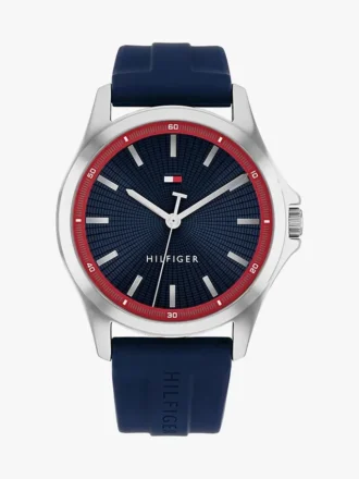 43 mm Sportuhr mit Silikonarmband
