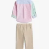 Baby-Set aus gestreiftem Hemd und Hose Baby-Set aus gestreiftem Hemd und Hose