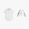 Babys-Polo-Strampler und Geschenktüte Babys-Polo-Strampler und Geschenktüte