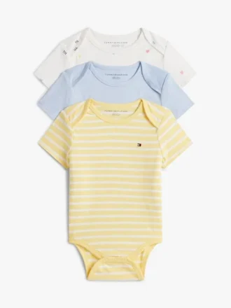 Babys-Strampler aus Stretch, 3er-Pack