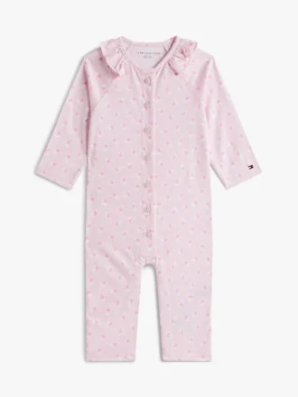 Babys-Strampler mit Sternen und Rüschen