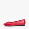 Ballet-Ballerinas aus glattem Leder