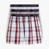 Bedruckte gewebte Boxershorts, 3er-Pack