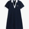 Besticktes Hilfiger Script Polo-Kleid Besticktes Hilfiger Script Polo-Kleid