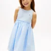 Besticktes Kombikleid mit Lochstickerei für Kinder