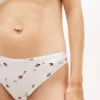 Bikini-Slip aus Jersey mit Blumenprint Bikini-Slip aus Jersey mit Blumenprint