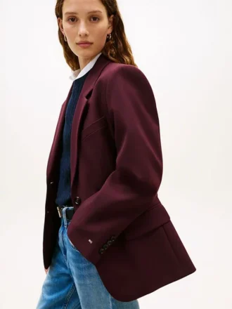 Blazer aus Wollmischung in lockerer Passform