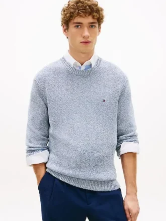 Bouclé-Pullover in Relaxed Fit