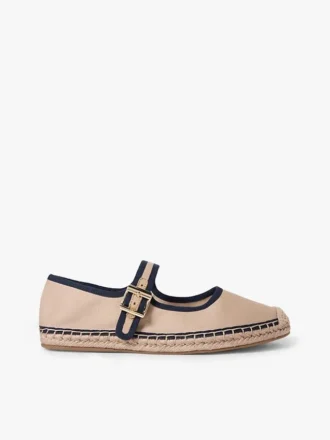 Canvas-Espadrilles im Mary-Jane-Stil