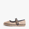 Canvas-Espadrilles im Mary-Jane-Stil Canvas-Espadrilles im Mary-Jane-Stil