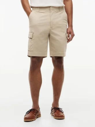 Cargo-Shorts aus Stretch-Twill mit lockerer Passform
