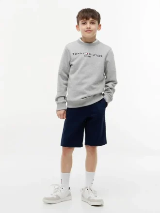 Chino-Shorts mit Gürtel für Kinder