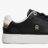 Court-Sneaker aus Metallic-Leder Court-Sneaker aus Metallic-Leder