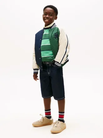 Denim-Carpenter-Shorts für Kinder