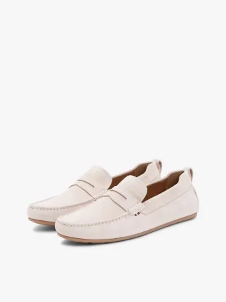 Driving Loafer aus Wildleder mit Profilsohle
