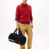 Duffle-Tasche mit Flaggenstreifen-Logo