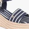 Espadrille mit Keilabsatz und bretonischen Streifen