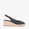 Espadrille-Sandale mit Keilabsatz und Fersenriemen