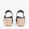 Espadrille-Sandale mit Keilabsatz und Fersenriemen