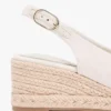 Espadrille-Sandale mit Keilabsatz und Fersenriemen