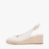 Espadrille-Sandale mit Keilabsatz und Fersenriemen