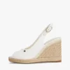 Espadrille-Sandale mit Keilabsatz und Fersenriemen