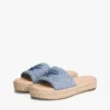 Espadrille-Sandale mit Schriftzug-Monogramm Espadrille-Sandale mit Schriftzug-Monogramm