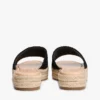 Espadrille-Sandale mit Schriftzug-Monogramm Espadrille-Sandale mit Schriftzug-Monogramm