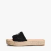 Espadrille-Sandale mit Schriftzug-Monogramm Espadrille-Sandale mit Schriftzug-Monogramm
