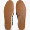 Espadrilles mit Streifenmuster und Plateausohle
