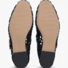 Flache Mary Jane aus gewebtem Ledermix Flache Mary Jane aus gewebtem Ledermix