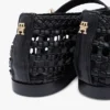 Flache Mary Jane aus gewebtem Ledermix Flache Mary Jane aus gewebtem Ledermix