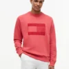 Flag-Logo-Sweatshirt mit gebürsteter Innenseite und Raglanärmeln