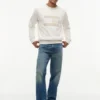 Flag-Logo-Sweatshirt mit gebürsteter Innenseite und Raglanärmeln Flag-Logo-Sweatshirt mit gebürsteter Innenseite und Raglanärmeln