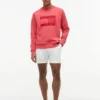 Flag-Logo-Sweatshirt mit gebürsteter Innenseite und Raglanärmeln