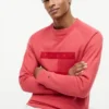 Flag-Logo-Sweatshirt mit gebürsteter Innenseite und Raglanärmeln