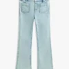 Flare-Jeans für Kinder mit aufgesetzten Taschen Flare-Jeans für Kinder mit aufgesetzten Taschen