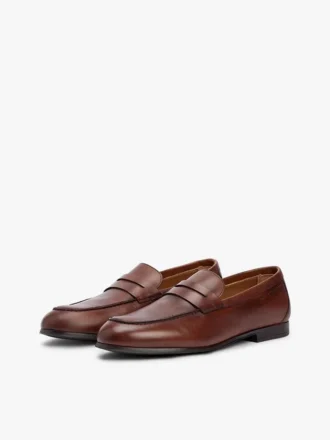 Flexibler Leder-Loafer