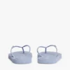 Flip-Flops mit Monogramm-Metallbeschlägen Flip-Flops mit Monogramm-Metallbeschlägen