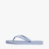 Flip-Flops mit Monogramm-Metallbeschlägen Flip-Flops mit Monogramm-Metallbeschlägen