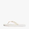 Flip-Flops mit Monogramm-Metallbeschlägen