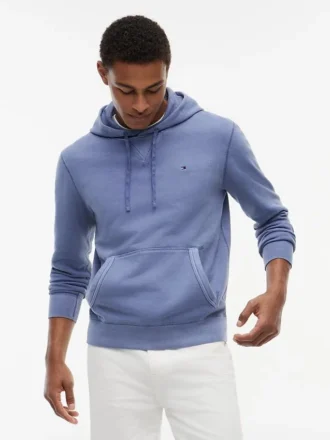 Garment-Washed Terry Hoodie