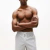 Gestreifte 7″-Badehose
