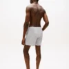 Gestreifte 7″-Badehose