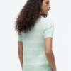 Gestreifter Zopfmuster-Pullover Gestreifter Zopfmuster-Pullover