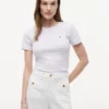 Gestreiftes Favorite T-Shirt mit Rundhalsausschnitt Gestreiftes Favorite T-Shirt mit Rundhalsausschnitt